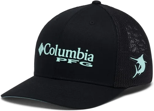 Miniatura 174 de Columbia - Gorra de malla con bandera con árboles unisex para adultos, corona alta