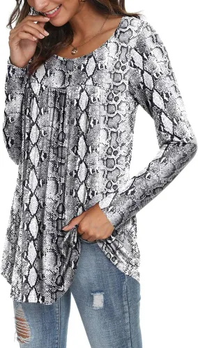 Miniatura 2 de LONGYUAN 2023 - Blusa de manga larga para mujer, estilo casual, holgada, holgada, cómoda, elástica, linda