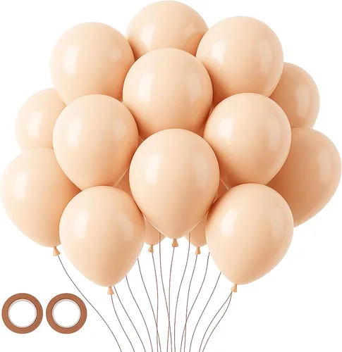 Miniatura 118 de Voircoloria - Globos azul bebé claro, paquete de 66 globos de 12 pulgadas de látex para fiestas para niños y niñas, para cumpleaños, baby shower, 16