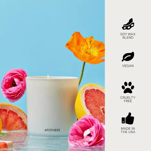 Miniatura 43 de Apotheke Velas perfumadas exclusivas para el hogar, lavanda Hinoki, 10.5 onzas, cera de soja, no tóxica, tarro grande blanco, velas de lujo regalos