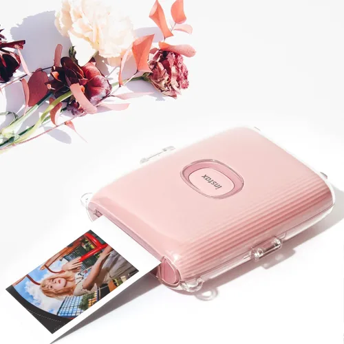 Miniatura 4 de Fujifilm Instax Mini Link 2 - Funda protectora para impresora Fujifilm Instax Mini Link 2 con correa para el hombro, transparente