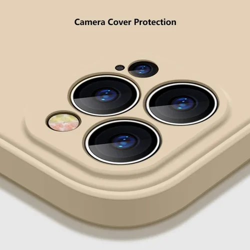 Miniatura 4 de ZEZHOU Funda transparente compatible con iPhone 11 Pro Max cubierta para cámara, sin amarillo, borde galvanizado, carcasa interior de silicona a