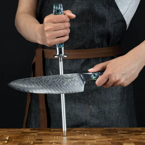 Miniatura 2 de SENKEN - Cuchillo profesional de esmeril de acero para afilar, increíblemente fuerte para afilar y afilar cuchillos de hasta 63 HRC incluyendo todos