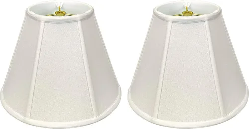 Miniatura 36 de Royal Designs, Inc. BS-707FC-6AGL Deep Empire Basic - Pantalla para lámpara con clip de llama, 3.5 x 6 x 5.75 pulgadas, color dorado antiguo