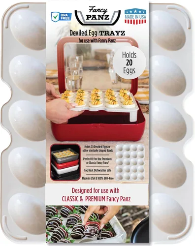 Miniatura 10 de Fancy Panz Bandeja de charcutería – Bandeja de verduras de 9 compartimentos con cuenco de inmersión – Bandeja portátil para servir fiestas