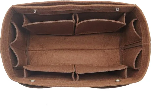 Miniatura 51 de LEXSION Organizador de fieltro para bolso – Bolsa de bolsillo múltiple en bolsa organizadora
