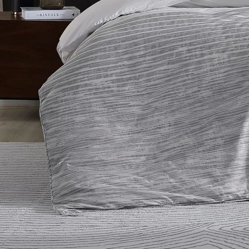 Miniatura 8 de Kenneth Cole New York - Juego de funda de edredón tamaño King, ropa de cama reversible de algodón con fundas a juego, decoración moderna del hogar
