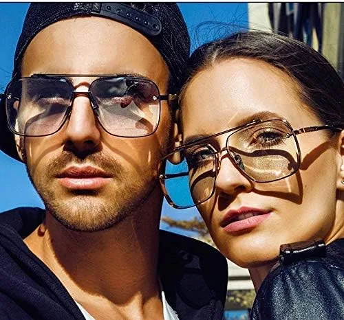 Miniatura 2 de COASION Tony Stark - Gafas de sol para disfraz, gafas de sol cuadradas retro para hombre y mujer
