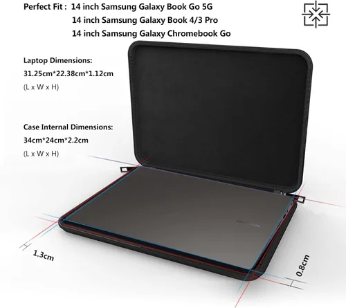Miniatura 2 de Smatree Funda rígida para laptop DELL Pro 14 Plus 14 Plus P1425/Pro Max 14 MC14250/MC142555, para DELL 14 Plus/14 Plus de 14 pulgadas Inspiron