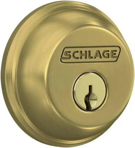 Miniatura 23 de Schlage - Cerrojo con llave de 1 lado, la más alta seguridad residencial, negro mate, B60 N 622
