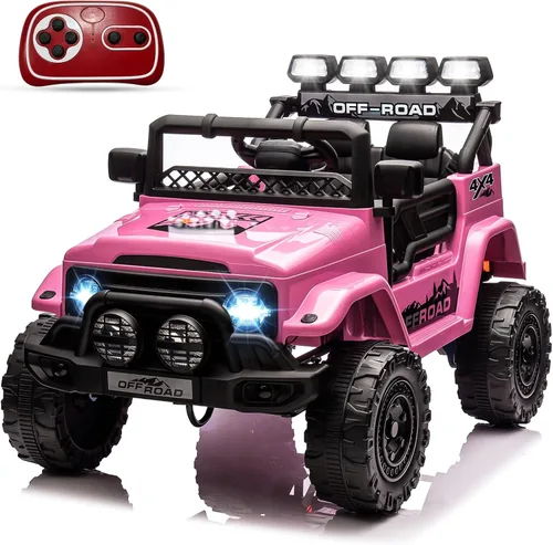 Miniatura 8 de GarveeLife Auto de paseo para niños de 12V, juguete para niños de 37 a 96 meses, camión eléctrico con velocidad máxima de 5 MPH, control remoto