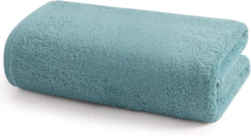 SEMAXE Toalla de baño para baño, toalla 100% algodón con lazo para colgar y etiqueta inteligente, toalla absorbente suave de calidad de hotel y spa,