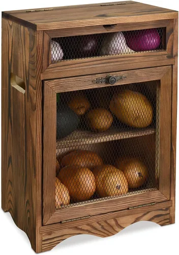 Miniatura 11 de Ikee Design Estuche apilable de acrílico para panadería, contenedor de pastelería, organizador de almacenamiento para bagels, pan y magdalenas