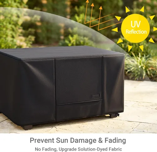 Miniatura 4 de Cubierta para Hoguera NettyPro Rectangular Impermeable para Chimenea al Aire Libre para Mesa de Hoguera de Gas Propano Rectangular, 42 x 24 x 24