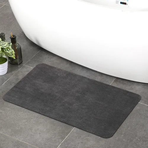 Miniatura 13 de Stiio Alfombrillas de baño para el baño, superabsorbentes de secado rápido, alfombras de goma antideslizantes delgadas para el baño que pasan debajo
