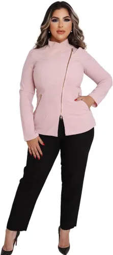 Ropa quirúrgica superior para mujer, uniforme de estética rosa para spa, ropa quirúrgica de manga larga para mujer. Chaqueta de estilista. Corre