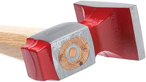 Miniatura 4 de Fairmount Tools Fairmount - Martillo de cúpula larga con mango de madera, cuerpo con corona alta, caras redondas y cuadradas para el trabajo