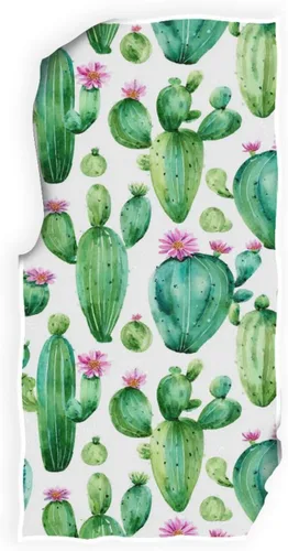Miniatura 4 de Toallas de mano con diseño de cactus y flores de acuarela de 30 x 15 pulgadas, toallas multiusos para baño, manos, cara, gimnasio, spa