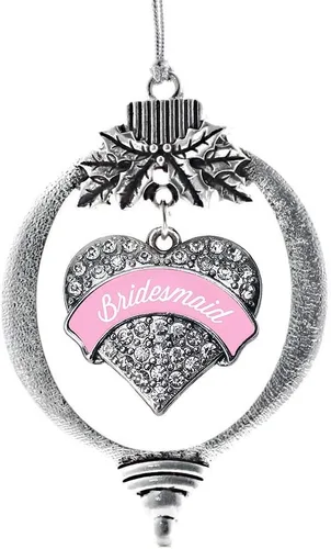 Miniatura 95 de Inspired Silver - Adorno con dije de hermana gemela - Adornos navideños de plata con circonitas cúbicas