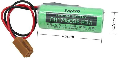 Miniatura 6 de BALOLO CR17450SE-R - Batería PLC CR17450SE-R 3V 2500mah para A98L-0031-0012 Sistema CNC CR17450se-r 3V Batería con enchufe