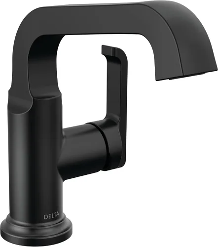 Miniatura 7 de Delta Grifo de baño Tetra Gold de un solo agujero, grifo de baño dorado de una sola manija, grifo de lavabo de baño, tecnología de sello de Lumicoat