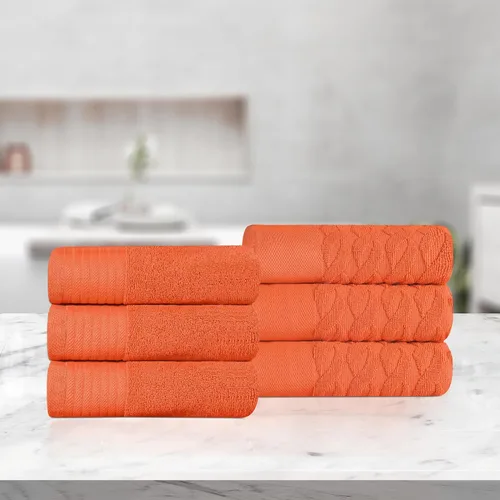 Miniatura 102 de Superior Juego de 6 toallas de 100% algodón egipcio de 500 GSM, 6 piezas, 2 caras, 2 manos, 2 toallas, ideal para baño, cocina o playa, de secado
