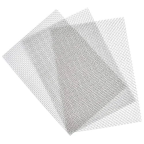 TIMESETL 3 piezas de alambre tejido de acero inoxidable 5 malla - 12 "x 8" (30x21cm) Metal guardia de seguridad de jardín de malla de gabinetes de