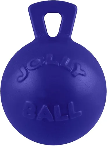 Miniatura 3 de Jolly Pets Tug-n-Toss - Pelota de juguete resistente para perros con asa, 10 pulgadas/XL, arándano para todos los tamaños de raza Azul (Arándano)