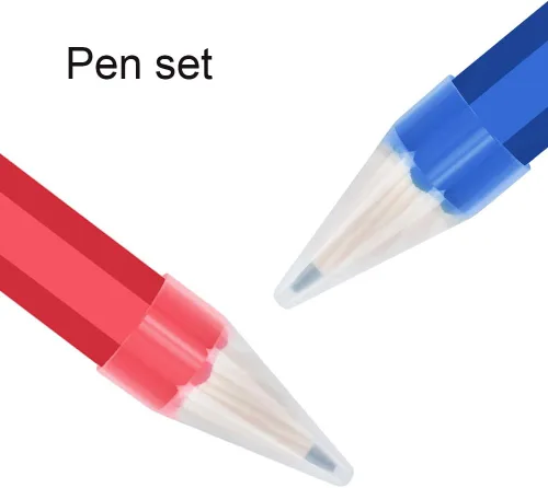 Miniatura 5 de Lápices Gigantes para Utilería/Regalos/Decoración - Lápiz Jumbo de Madera de 14 Pulgadas con Tapa para Escuelas y Hogares (Azul)