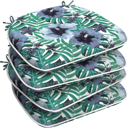 Miniatura 66 de LVTXIII - Cojines de asiento de patio de 16 pulgadas de profundidad x 17 pulgadas de ancho, cojines para sillas de exteriores, para todo tipo de gris