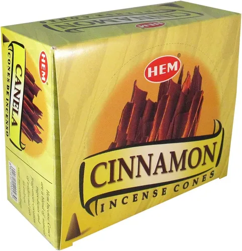 Miniatura 3 de Conos de Incienso de Canela y Paquete de Quemador de Conos de Incienso Insence Insense Dobladillo Incienso
