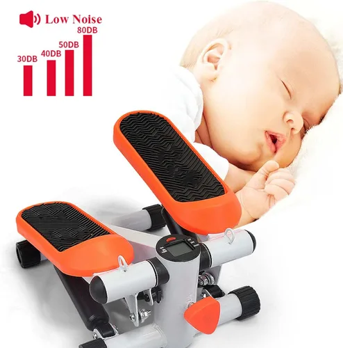 Miniatura 7 de Escalera escalonada para ejercicio, mini escalón con banda de resistencia, equipo de fitness en casa, máquina de ejercicios aeróbicos para gimnasio