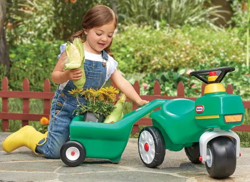 Miniatura 5 de Little Tikes Tractor y carrito, correpasillos, para niños y niñas de 1 a 5 años
