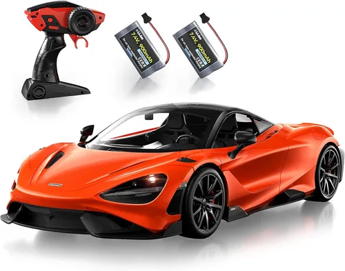 Miniatura 8 de MIEBELY Carro de Control Remoto, McLaren Rc Cars con Licencia Oficial Escala 1/12 7.4V 900mAh Carro de Juguete con Modelo Rápido de 12km/h Faro