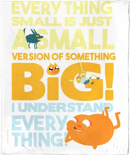 Miniatura 9 de Northwest Adventure Time - Manta de seda táctil, 50 x 60 pulgadas, Adventure Comic