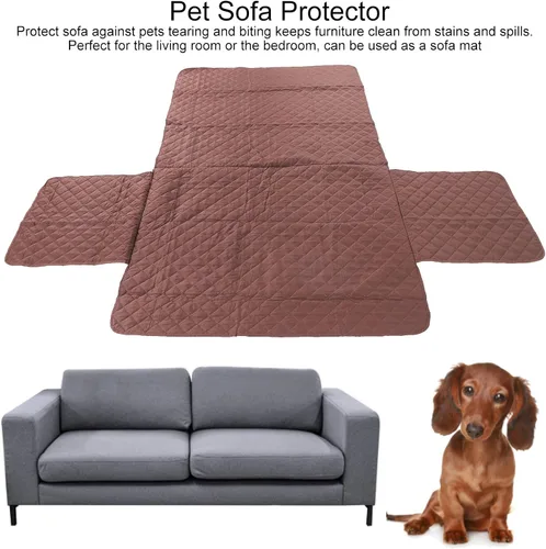 Miniatura 9 de Protector de sofá para mascotas, funda impermeable para muebles con material de tela suave para perros y gatos, tapete lavable para sala de estar