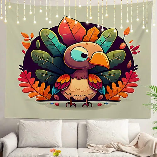 Miniatura 86 de Shrahala Tapiz de pared azul brillante, acuarela azul degradado para colgar en la pared, tapiz grande decorativo de fibra de poliéster, dobladillo