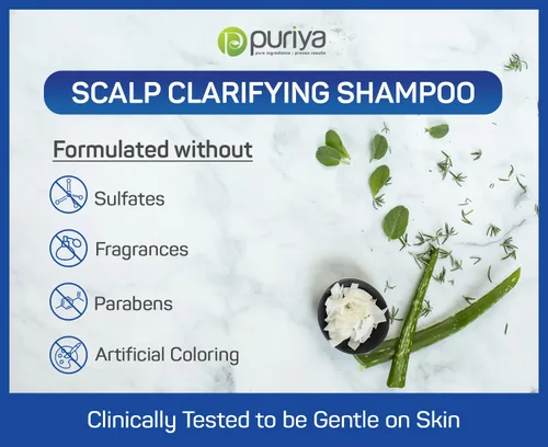 Miniatura 3 de Puriya Champú sin sulfato, acondicionador para el cabello con aceite de árbol de té y gel de baño para hombres y mujeres, juego de baño 3 en 1