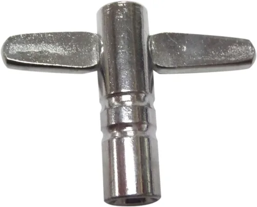 Miniatura 2 de Llave de afinación de tambor cromada con orejeta cuadrada de tamaño estándar (DKY)