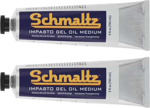 Miniatura 7 de Schmaltz Artist Oil Impasto Gel - Tubo mediano de 5.1 fl oz, gel Impasto de secado rápido para aumentar el brillo y el volumen, mejorar
