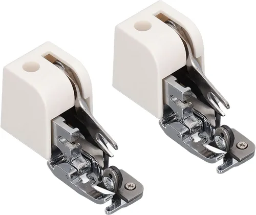 2 piezas de prensatelas de corte lateral para máquinas de coser de vástago bajo, profesional, resistente, duradero, corte incisivo, operación