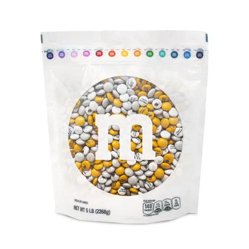 Miniatura 15 de M&M'S Caramelos de cumpleaños de chocolate con leche, 5 libras de dulces a granel con imágenes prediseñadas de feliz cumpleaños impresas, perfectos