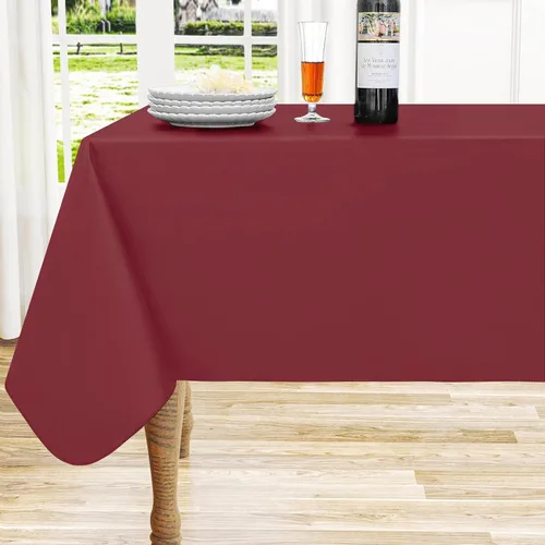 Miniatura 44 de homing - Mantel cuadrado de vinilo, mantel de plástico impermeable y a prueba de derrames con respaldo de franela, cubierta de mesa fácil de limpiar