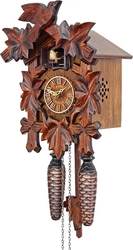 Miniatura 3 de Reloj de cuco de cuarzo - Las hojas tradicionales de vid AH 40/1 QM