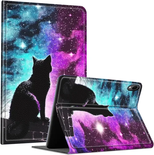 Miniatura 43 de Slim Case for Samsung Galaxy Tab S10 Lite / S10 FE / S9 FE 10.9" & Galaxy Tab S9 11", Multi-Angle Stand PU Leather Smart Folio Cover with Soft TPU