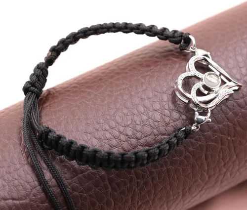 Miniatura 3 de Pulsera y collar de corazón con dije de proyección en 100 idiomas hechos a mano y collar de doble uso, pulsera de corazón con texto en inglés "I