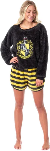 Miniatura 5 de Harry Potter - Conjunto de pijama para mujer, suéter y pantalones cortos, para todas las casas