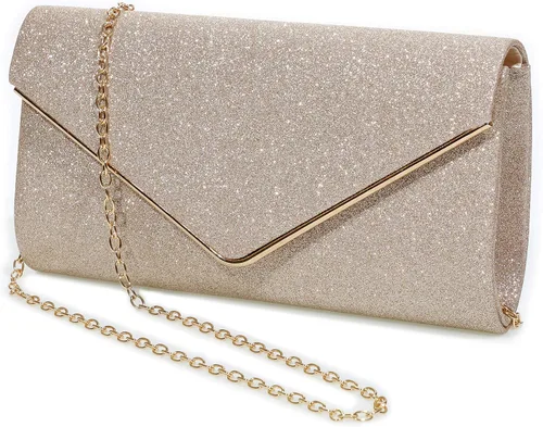 Bolso de noche para mujer, bolso de fiesta brillante para mujer, bolso de fiesta de boda