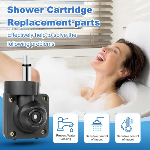 Miniatura 5 de 47080000 Cartucho de equilibrio de presión compatible con cartucho de ducha Grohe, repuesto de cartucho de equilibrio de presión para cartucho