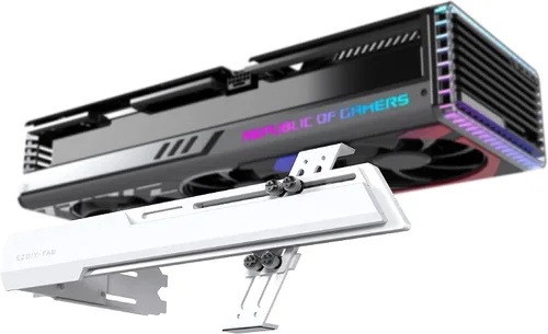 Miniatura 11 de EZDIY-FAB Soporte Abrazadera para GPU ARGB de 5V, Refuerzo de Soporte para Tarjeta Gráfica GPU, Soporte para Tarjeta de Video, Estructura